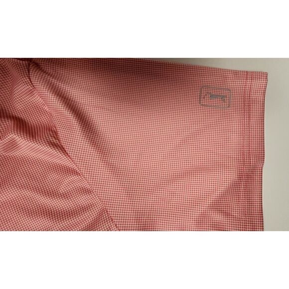 PGA Tour Polo Shirt Sleeve Shirt Pink/White Stripe XL - Picture 5 of 13